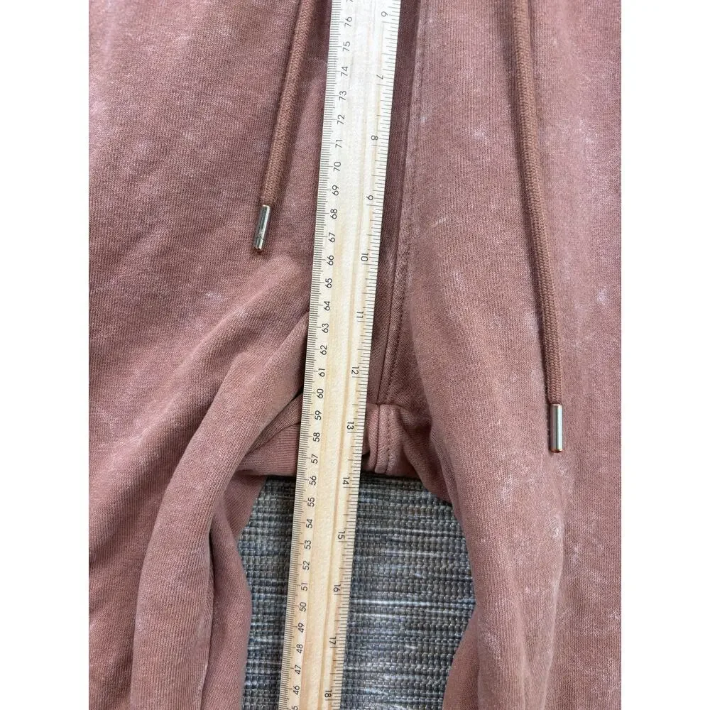 Jordan Pants Mens XS Brown Fleece Joggers Sweatpants Flight Patch Elastic Waist